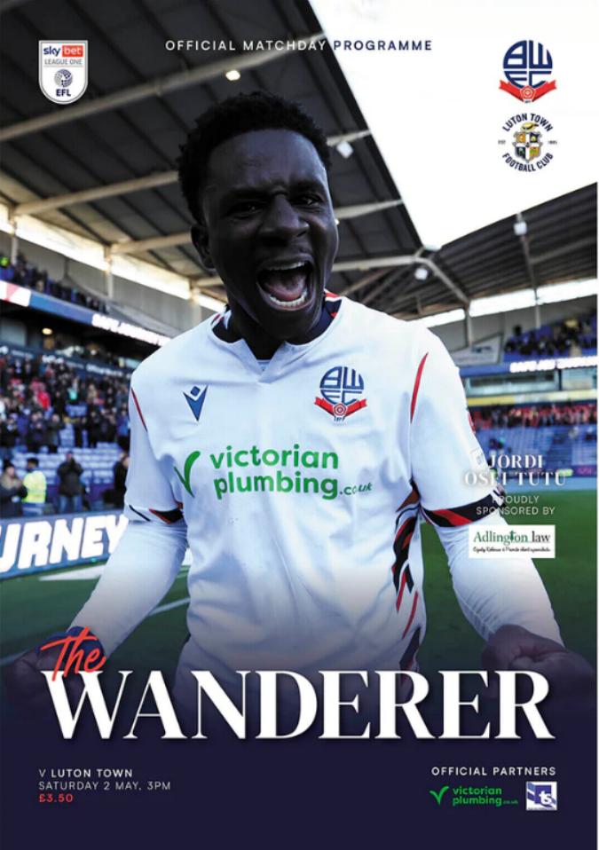 BOLTON WANDERERS v LUTON TOWN 2025/26